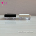  Square Shape Cosmetic Jar Loose Powder Jar withSifter Supplier